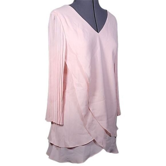 NWOT Laurie Felt Reversible Pleated Sleeve Blouse Sz XS - Picture 2 of 14